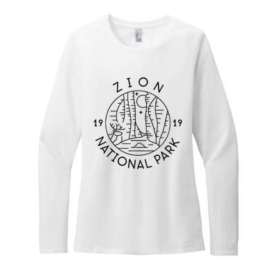 Zion National Park 1919 Utah Womens CVC Long Sleeve Shirt