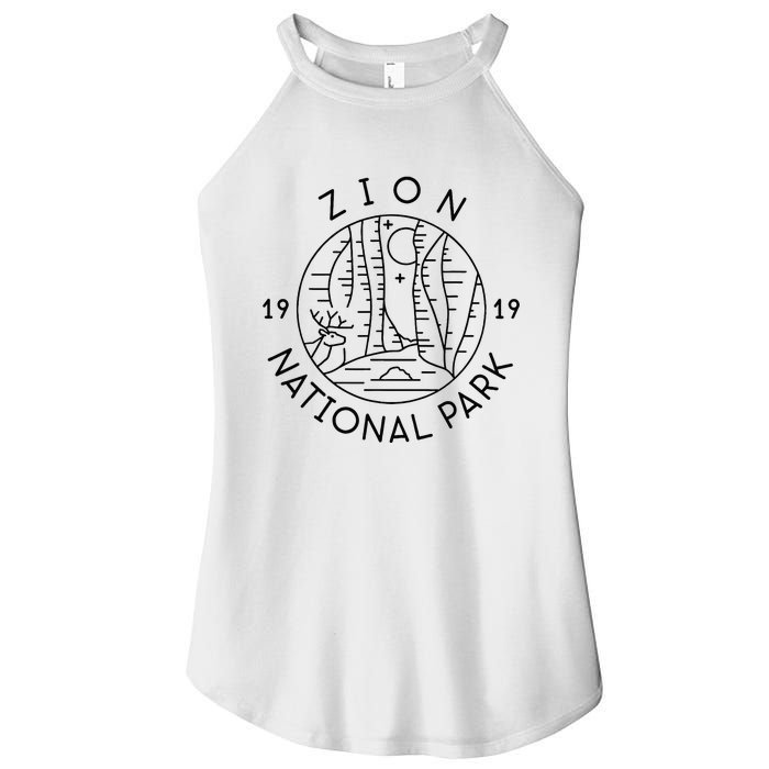 Zion National Park 1919 Utah Women's Perfect Tri Rocker Tank