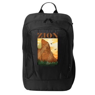 Zion National Park Vintage City Backpack