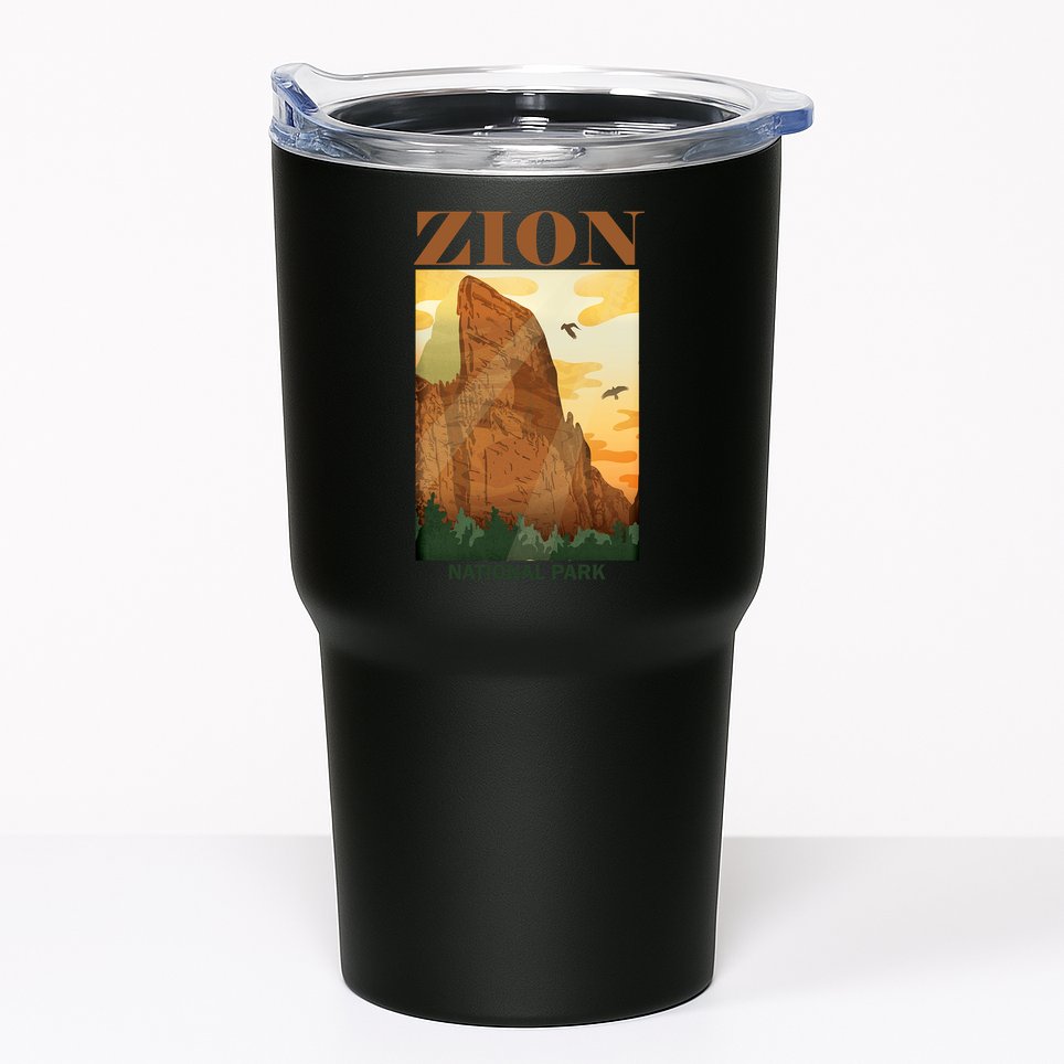 Zion National Park Vintage Tumbler