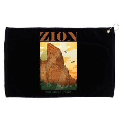 Zion National Park Vintage Grommeted Golf Towel