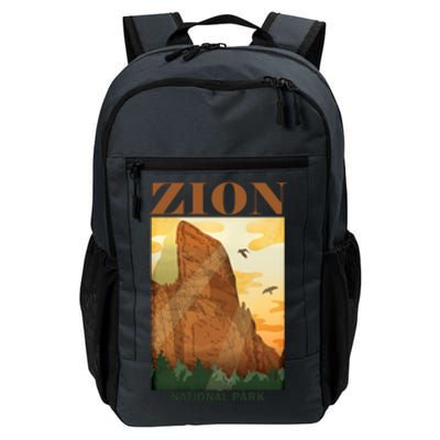 Zion National Park Vintage Daily Commute Backpack