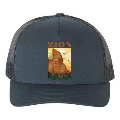 Zion National Park Vintage Yupoong Adult 5-Panel Trucker Hat