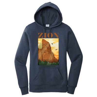 Zion National Park Vintage Women's Pullover Hoodie