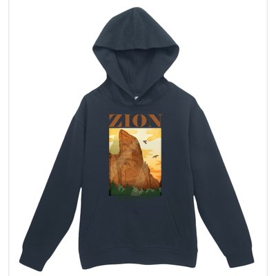 Zion National Park Vintage Urban Pullover Hoodie