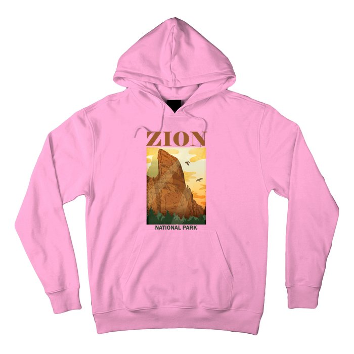 Zion National Park Vintage Hoodie