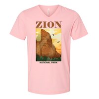 Zion National Park Vintage V-Neck T-Shirt