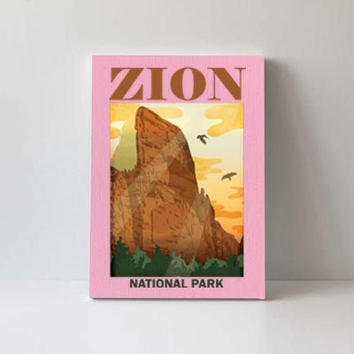 Zion National Park Vintage Canvas