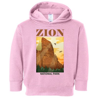 Zion National Park Vintage Toddler Hoodie