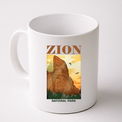 Zion National Park Vintage Coffee Mug