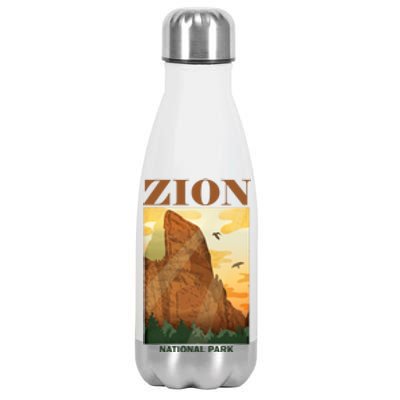 Zion National Park Vintage Stainless Steel Insulated Water Bottle