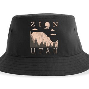 Zion National Park Hiking Adventure Sustainable Bucket Hat