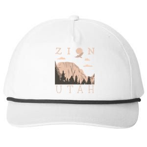 Zion National Park Hiking Adventure Snapback Five-Panel Rope Hat