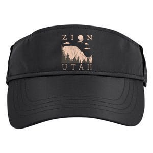 Zion National Park Hiking Adventure Adult Drive Performance Visor