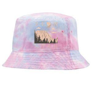 Zion National Park Hiking Adventure Tie-Dyed Bucket Hat