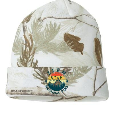 Zion National Park Utah Nature Hiking Outdoors Kati Licensed 12" Camo Beanie