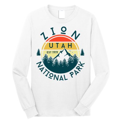 Zion National Park Utah Nature Hiking Outdoors Long Sleeve Shirt