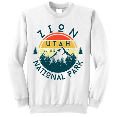 Zion National Park Utah Nature Hiking Outdoors Sweatshirt