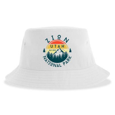 Zion National Park Utah Nature Hiking Outdoors Sustainable Bucket Hat