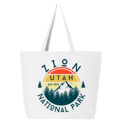 Zion National Park Utah Nature Hiking Outdoors 25L Jumbo Tote