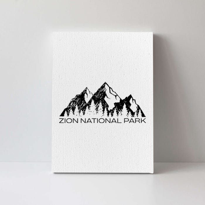 Zion National Park Cool Zion Utah Souvenir Canvas