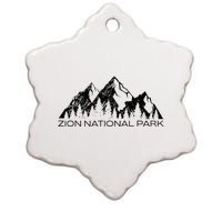 Zion National Park Cool Zion Utah Souvenir Ceramic Star Ornament