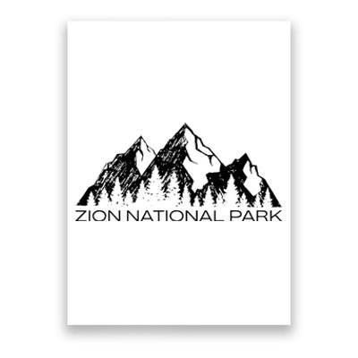 Zion National Park Cool Zion Utah Souvenir Poster