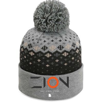 Zion National Park Utah Tonal Retro The Baniff Cuffed Pom Beanie