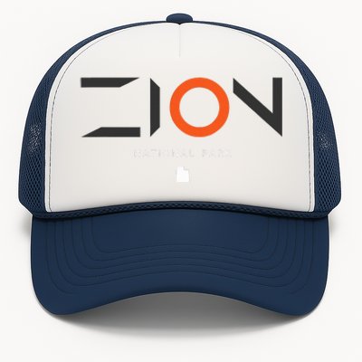 Zion National Park Utah Tonal Retro Trucker Hat