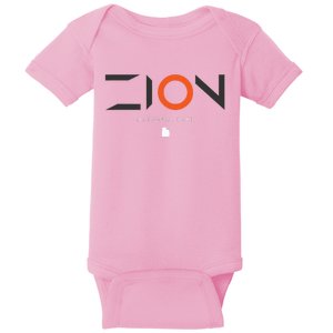 Zion National Park Utah Tonal Retro Baby Bodysuit