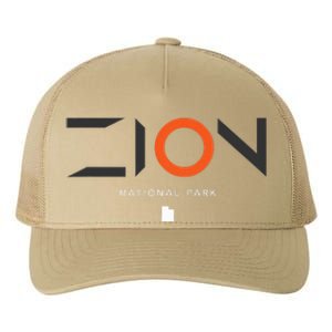 Zion National Park Utah Tonal Retro Yupoong Adult 5-Panel Trucker Hat