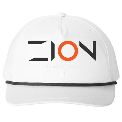 Zion National Park Utah Tonal Retro Snapback Five-Panel Rope Hat