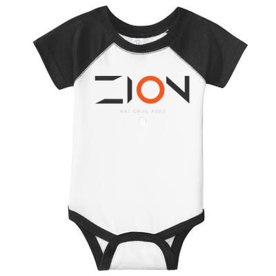 Zion National Park Utah Tonal Retro Infant Baby Jersey Bodysuit