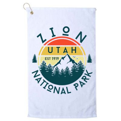 Zion National Park Utah Nature Hiking Outdoors Golf Towel