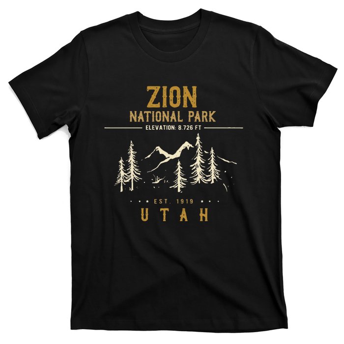 Zion National Park  Us Nationalpark In Utah T-Shirt