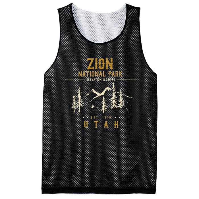 Zion National Park  Us Nationalpark In Utah Mesh Reversible Basketball Jersey Tank