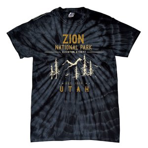 Zion National Park  Us Nationalpark In Utah Tie-Dye T-Shirt