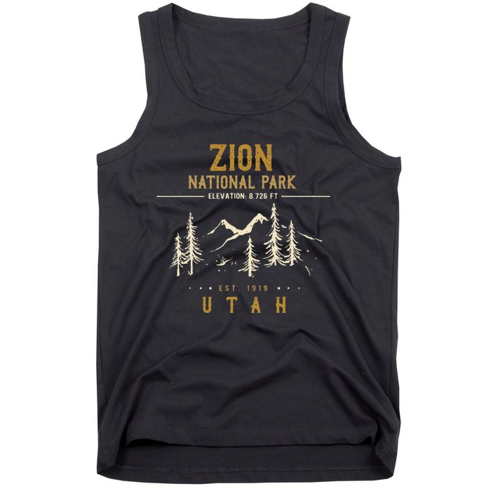 Zion National Park  Us Nationalpark In Utah Tank Top