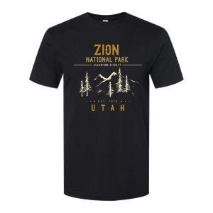 Zion National Park  Us Nationalpark In Utah Softstyle CVC T-Shirt