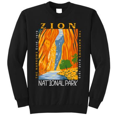 Zion National Park Utah Vintage The Narrows Sweatshirt