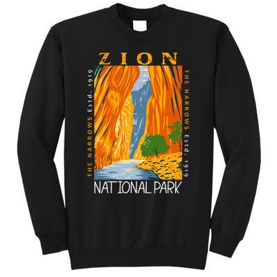 Zion National Park Utah Vintage The Narrows Sweatshirt