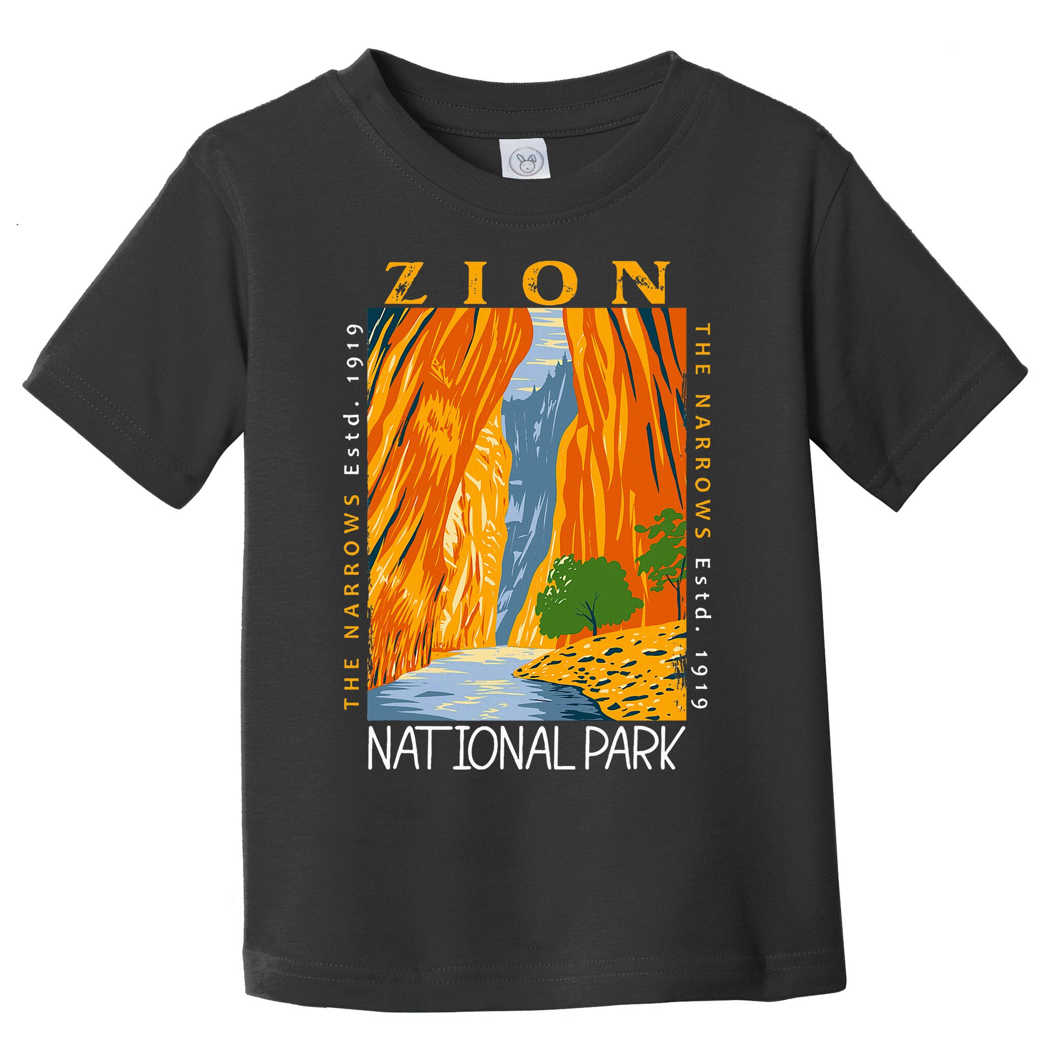 Zion National Park Utah Vintage The Narrows Toddler T-Shirt