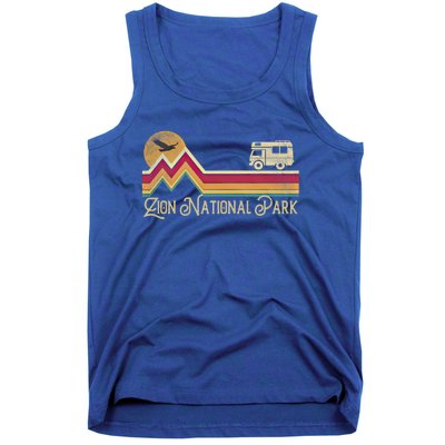 Zion National Park Vintage Retro Style Mountain Camping Hike Gift Tank Top