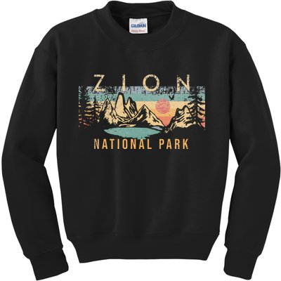 Zion National Park Kids Sweatshirt