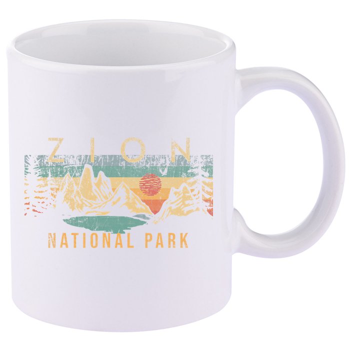 Zion National Park 11oz C Handle Ceramic Mug