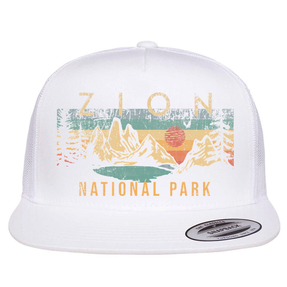 Zion National Park Flat Bill Trucker Hat