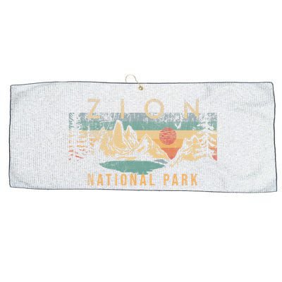 Zion National Park Large Microfiber Waffle Golf Towel