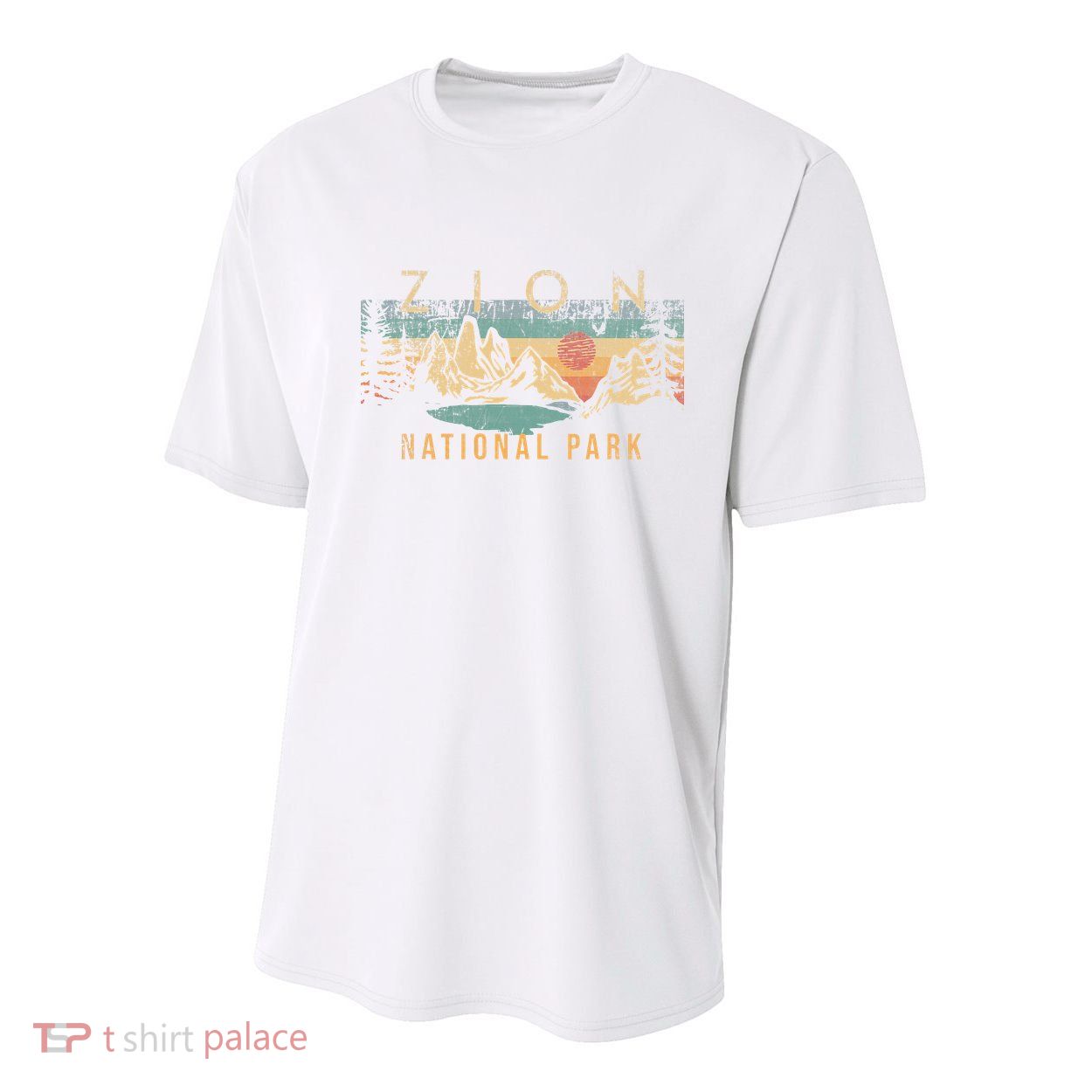 Zion National Park Youth Performance Sprint T-Shirt
