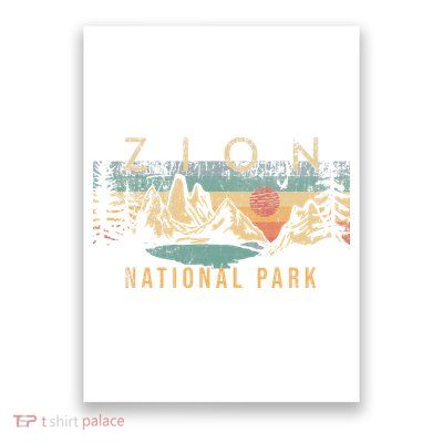 Zion National Park Poster