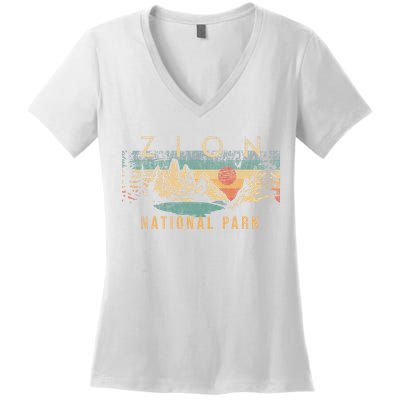 Zion National Park Women's V-Neck T-Shirt